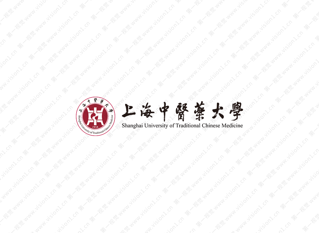 上海中医药大学logo校徽PNG透明底ai矢量素材