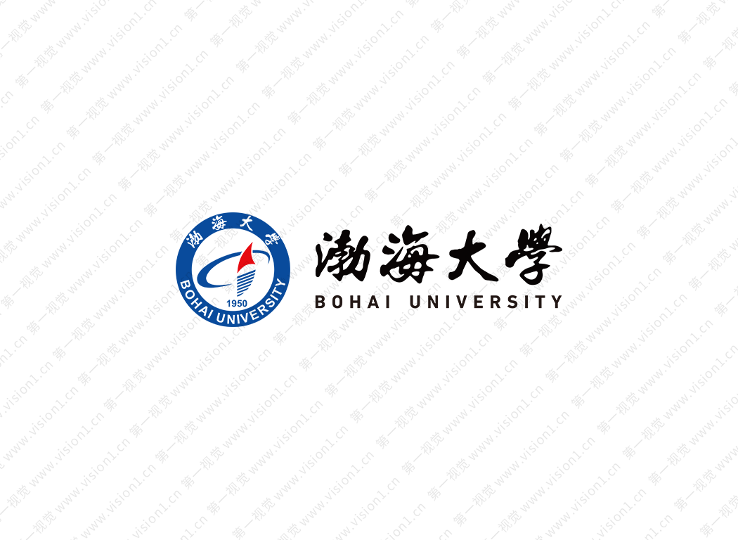 渤海大学logo校徽PNG透明底ai矢量素材