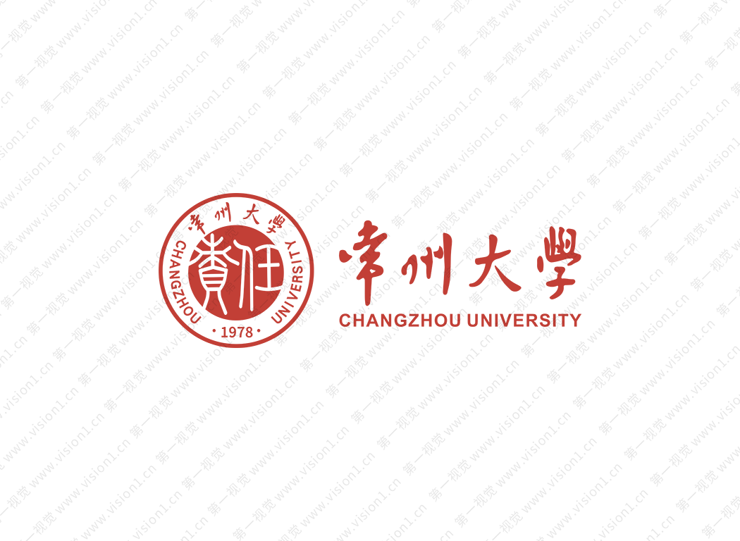 常州大学logo校徽PNG透明底ai矢量素材