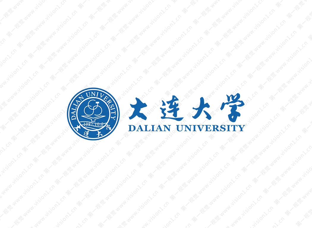大连大学logo校徽PNG透明底ai矢量素材
