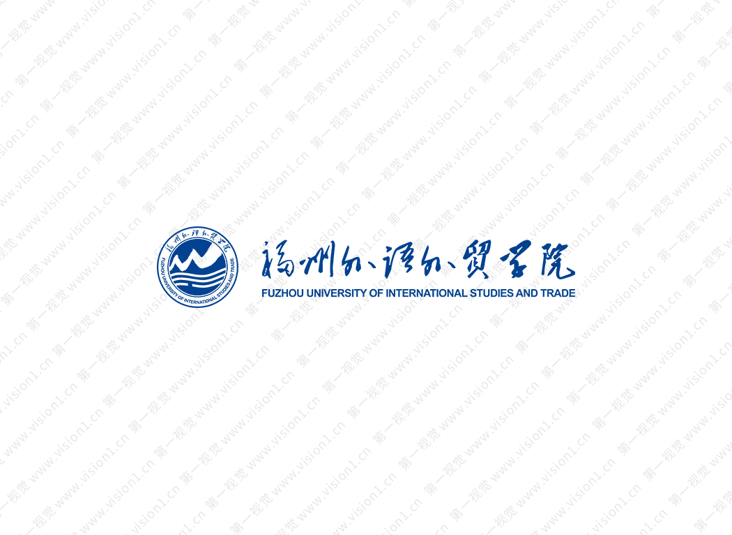 福州外语外贸学院logo校徽PNG透明底ai矢量素材