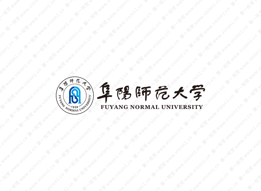 阜阳师范大学logo校徽PNG透明底ai矢量素材
