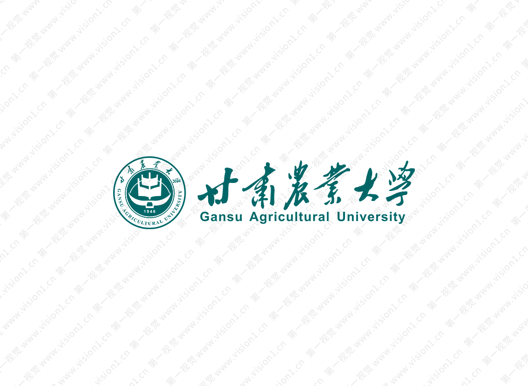 甘肃农业大学logo校徽PNG透明底ai矢量素材