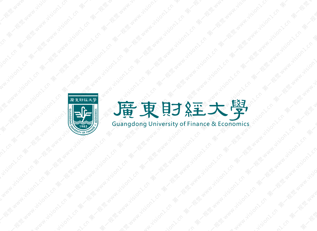 广东财经大学logo校徽PNG透明底ai矢量素材