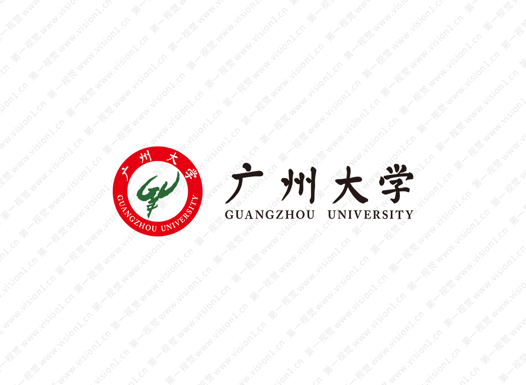 广州大学logo校徽PNG透明底ai矢量素材