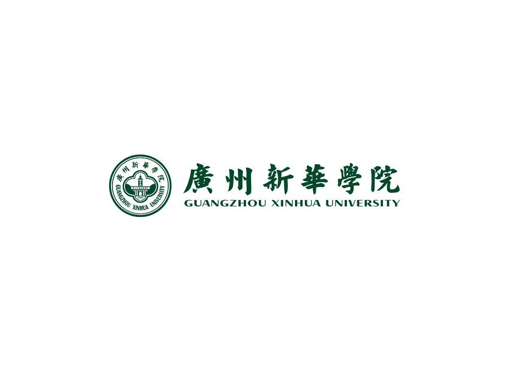 广州新华学院logo校徽PNG透明底ai矢量素材