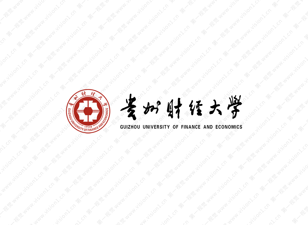 贵州财经大学logo校徽PNG透明底ai矢量素材