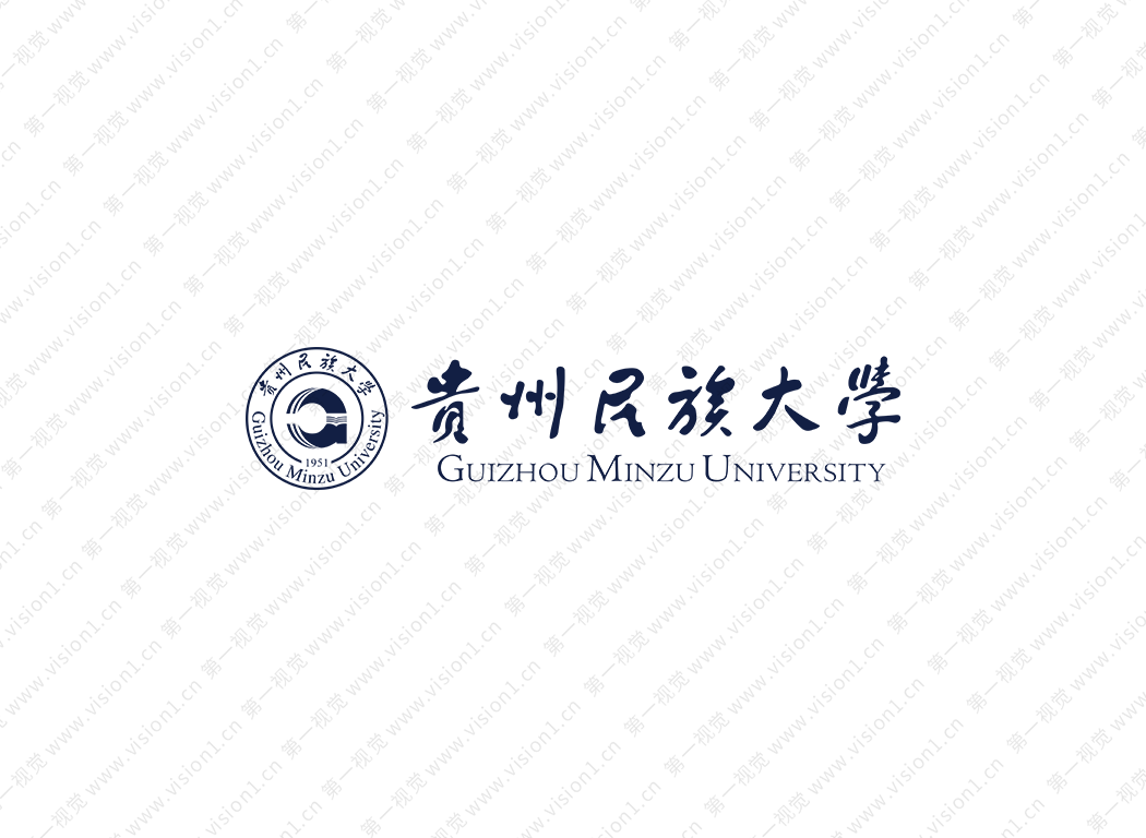 贵州民族大学logo校徽PNG透明底ai矢量素材
