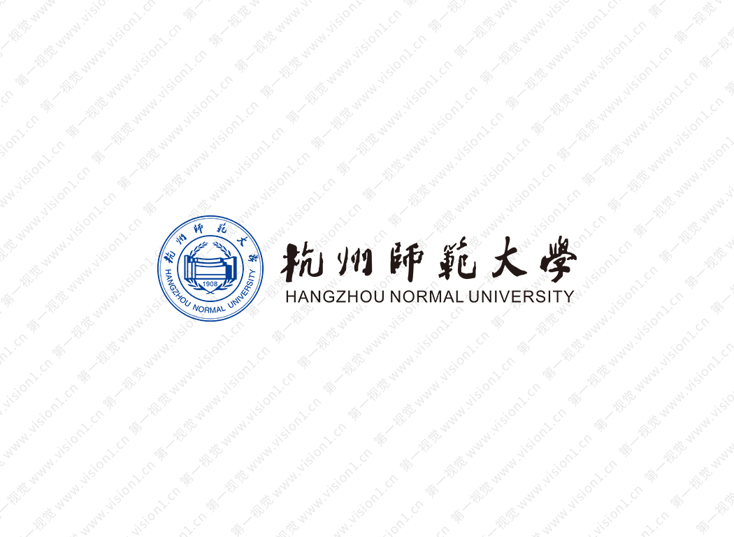 杭州师范大学logo校徽PNG透明底ai矢量素材