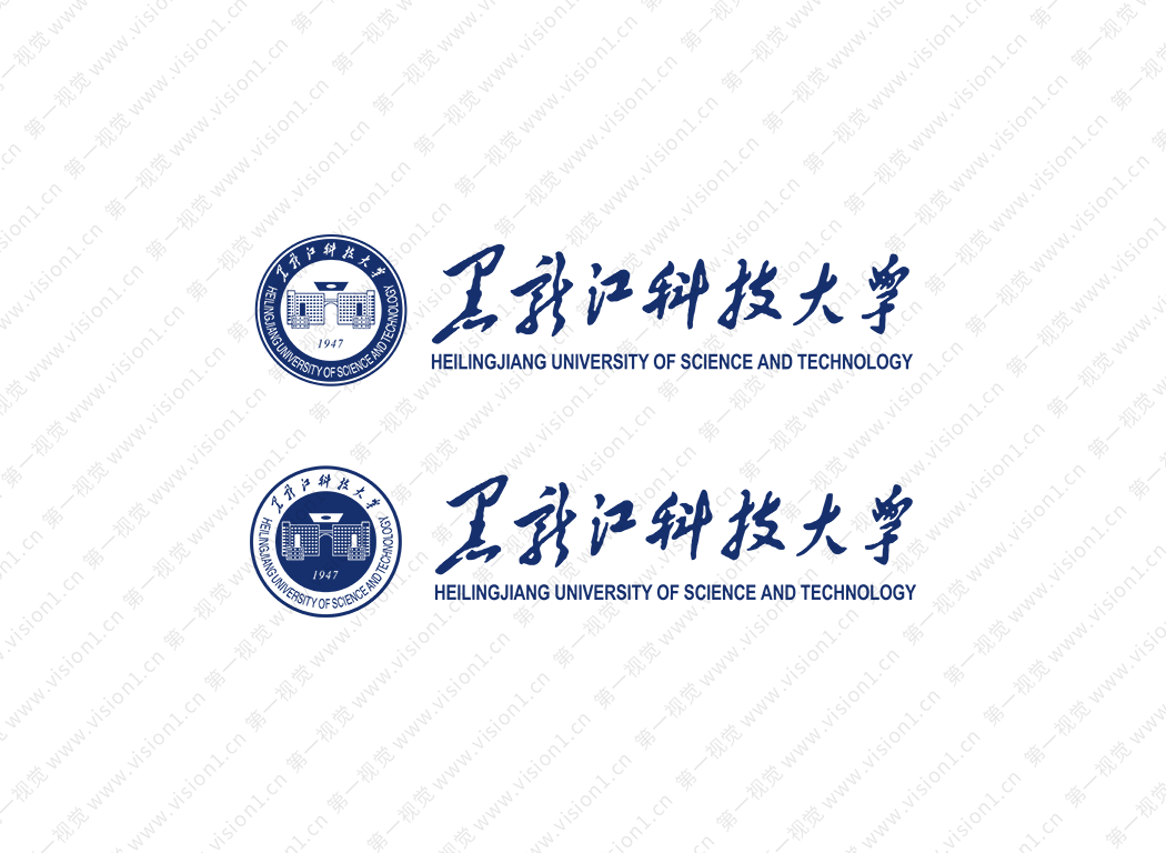 黑龙江科技大学logo校徽PNG透明底ai矢量素材