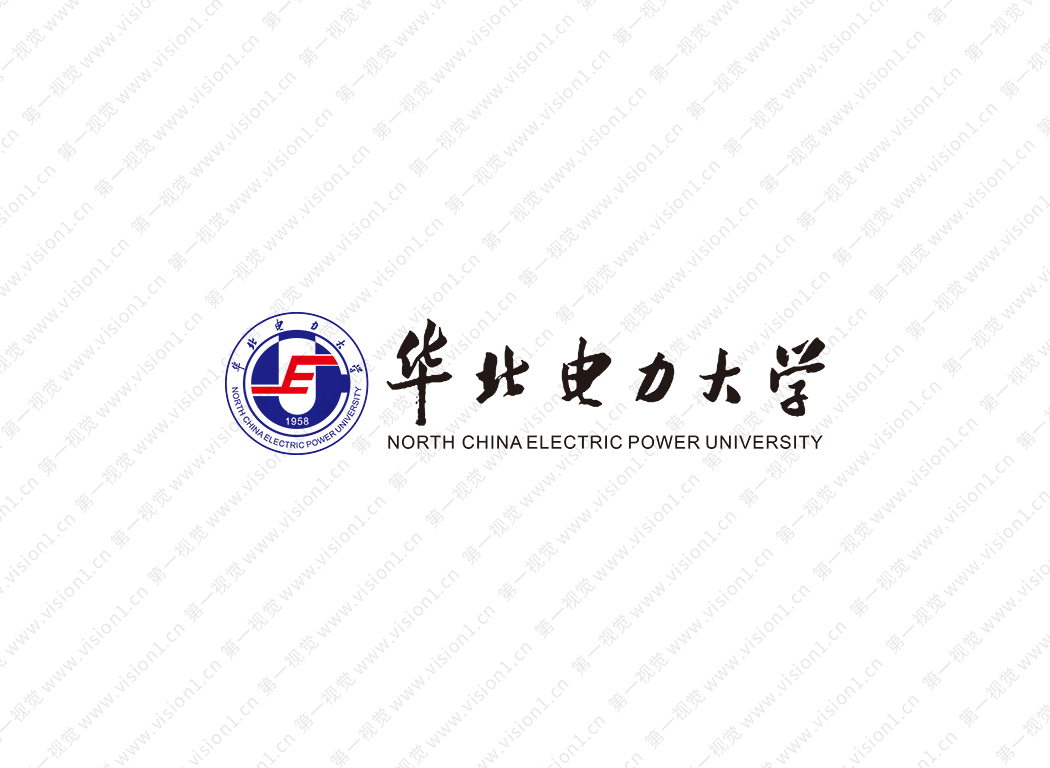 华北电力大学logo校徽PNG透明底ai矢量素材