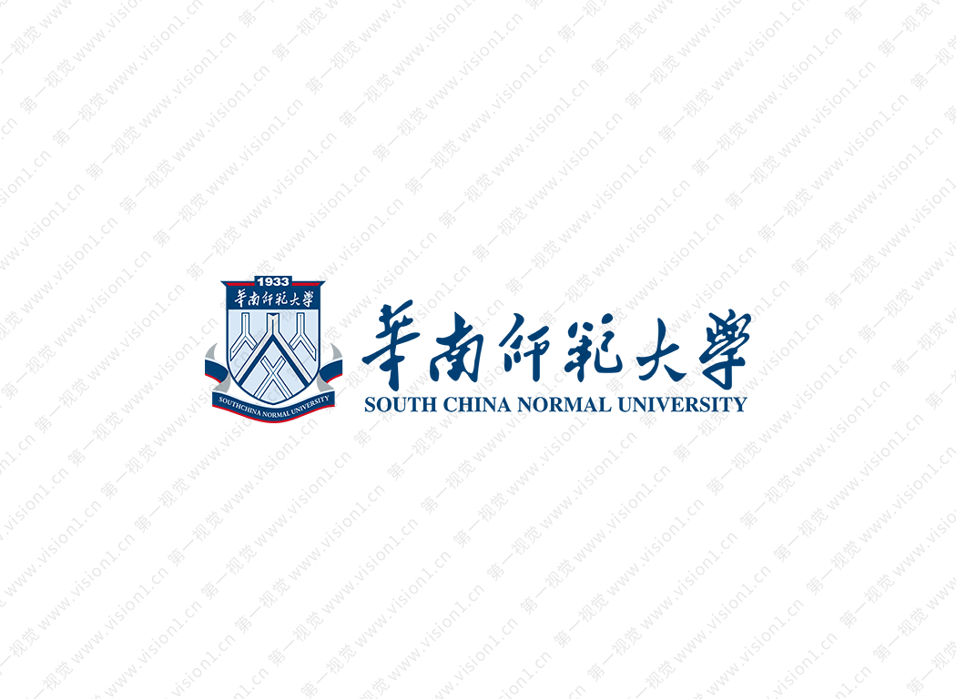 华南师范大学logo校徽PNG透明底ai矢量素材