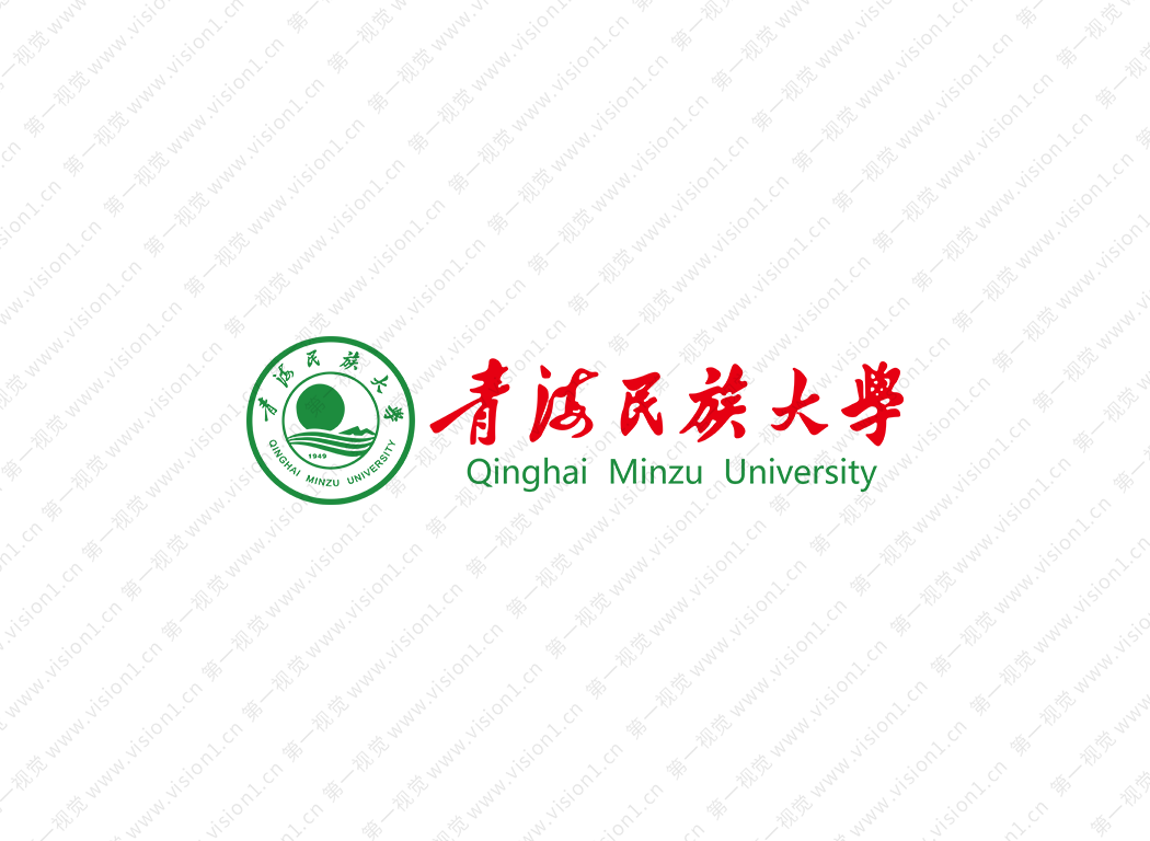 青海民族大学logo校徽PNG透明底ai矢量素材