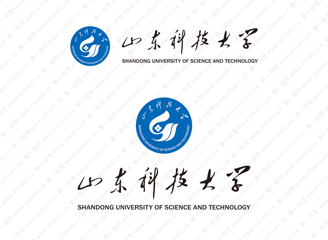 山东科技大学logo校徽PNG透明底ai矢量素材
