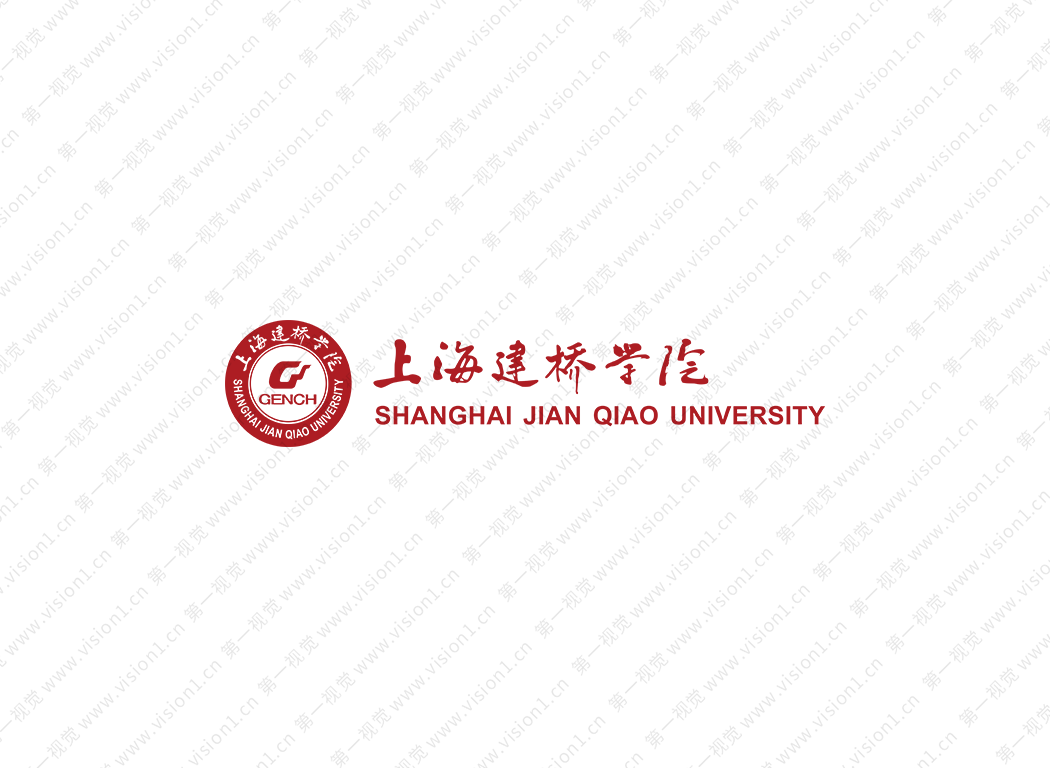 上海建桥学院logo校徽PNG透明底ai矢量素材