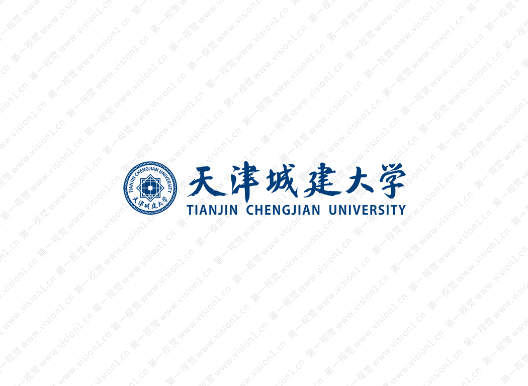 天津城建大学logo校徽PNG透明底ai矢量素材