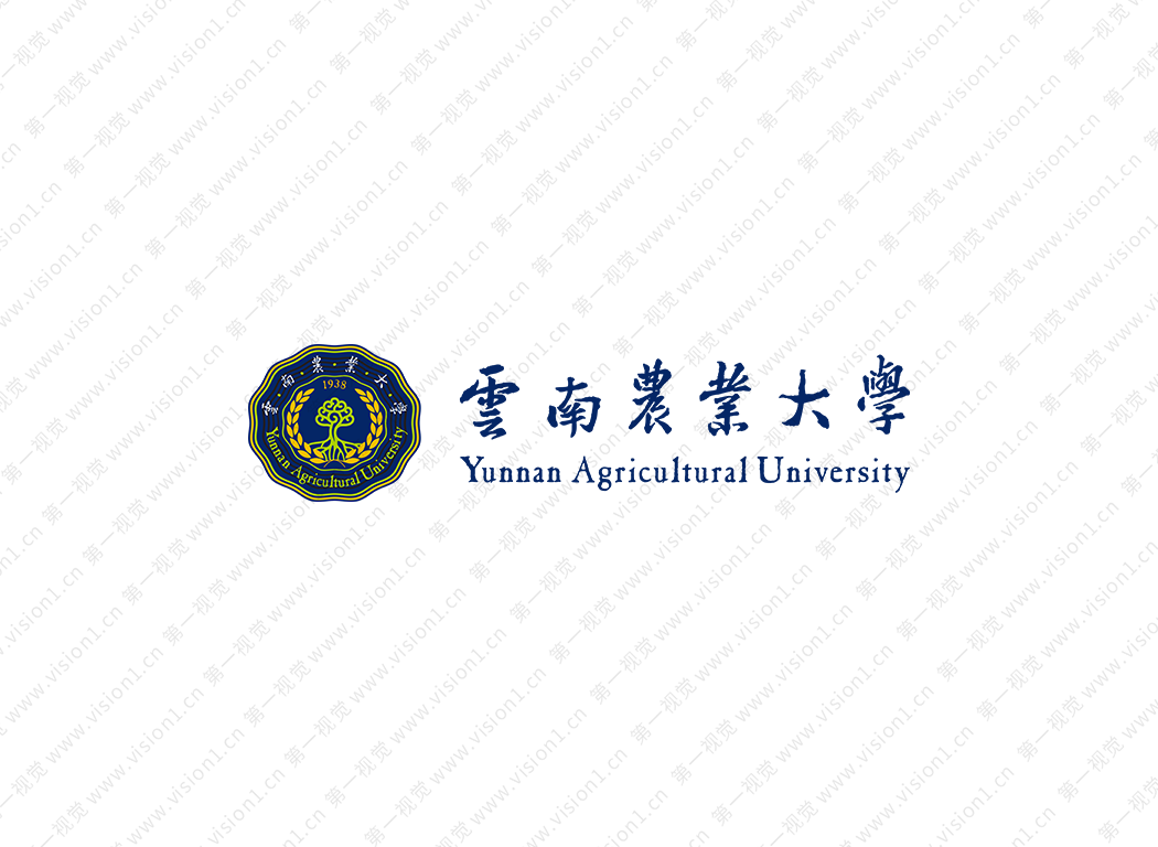云南农业大学logo校徽PNG透明底ai矢量素材