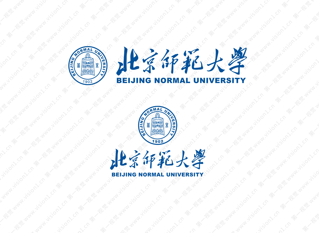 北京师范大学logo校徽PNG透明底ai矢量素材
