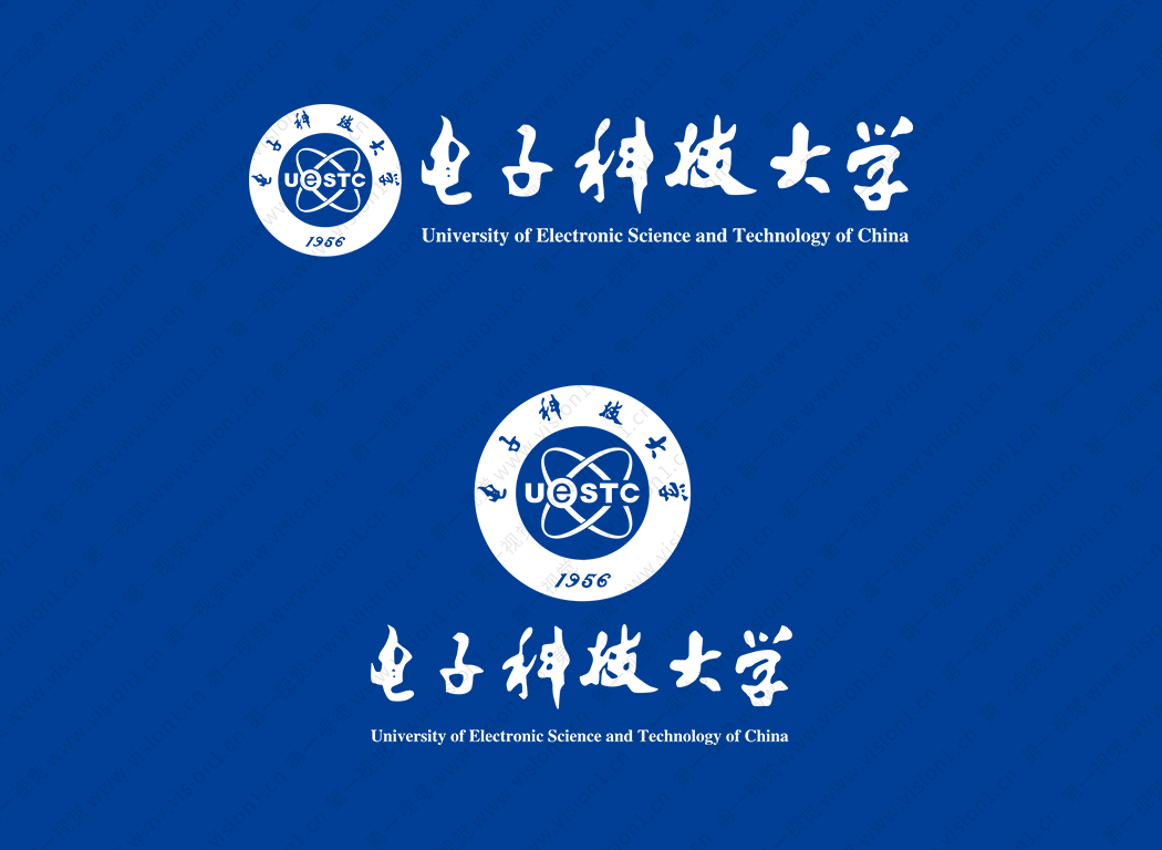 电子科技大学logo校徽PNG透明底ai矢量素材
