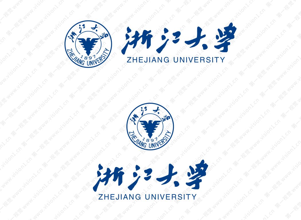 浙江大学logo校徽PNG透明底ai矢量素材