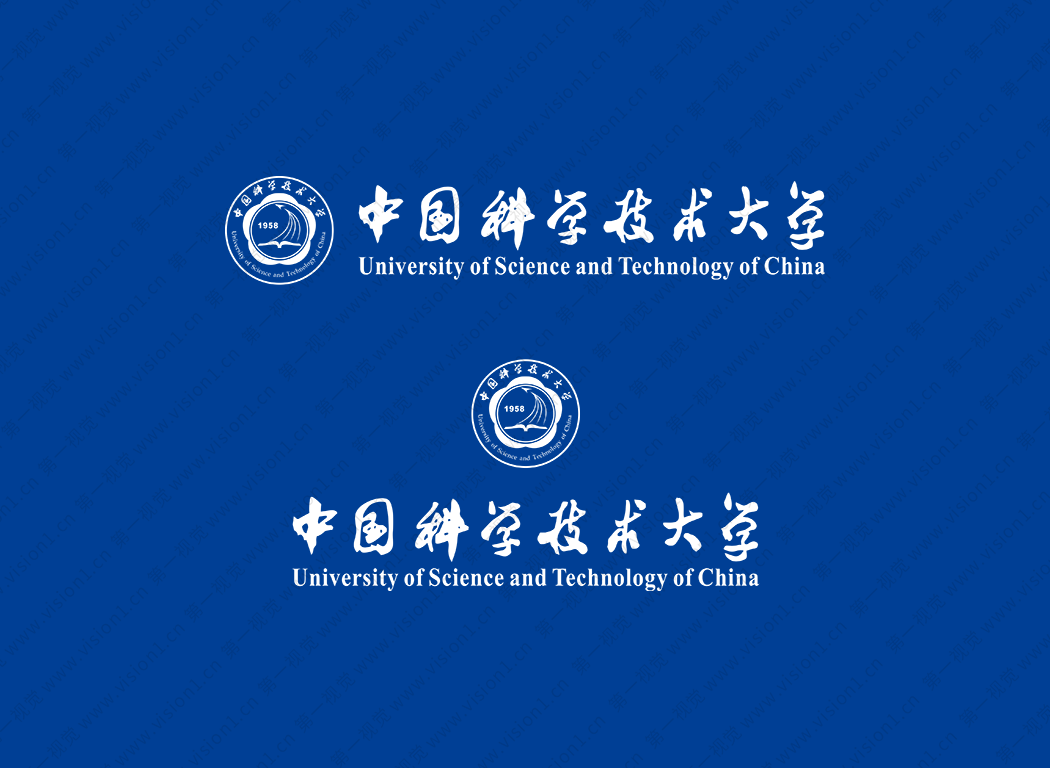 中国科学技术大学logo校徽PNG透明底ai矢量素材