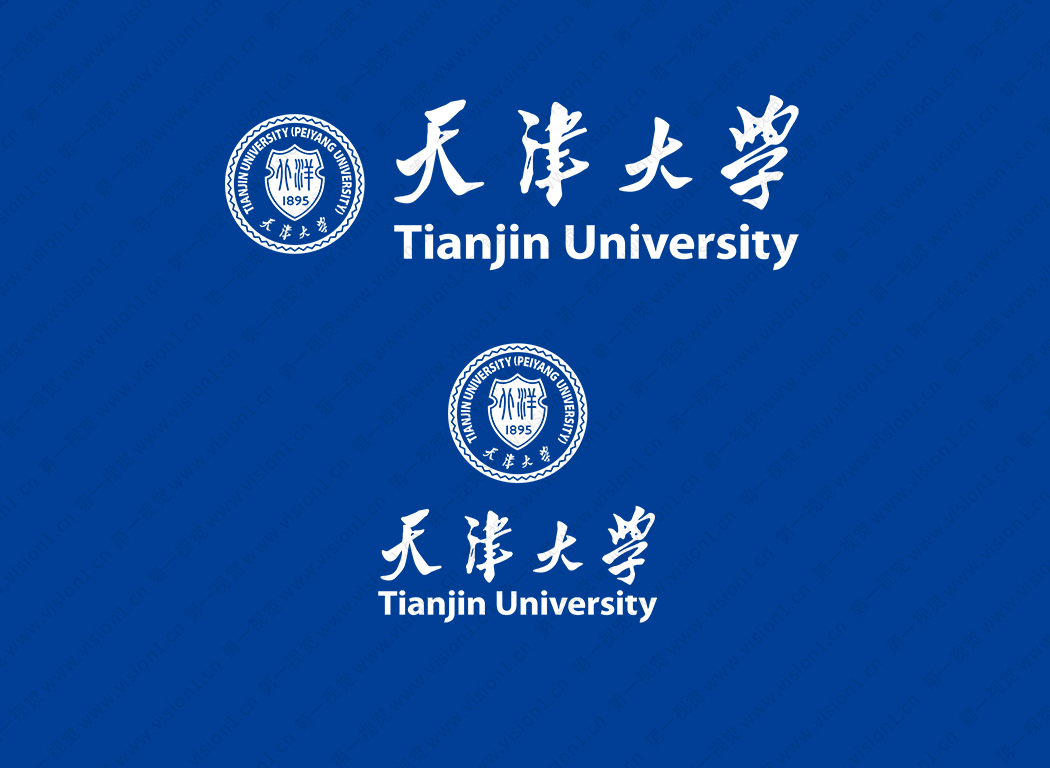 天津大学logo校徽PNG透明底ai矢量素材