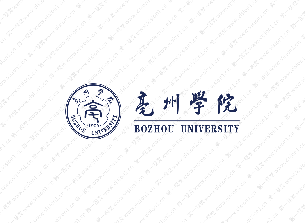 亳州学院logo校徽PNG透明底ai矢量素材