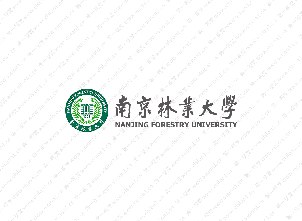 南京林业大学logo校徽PNG透明底ai矢量素材