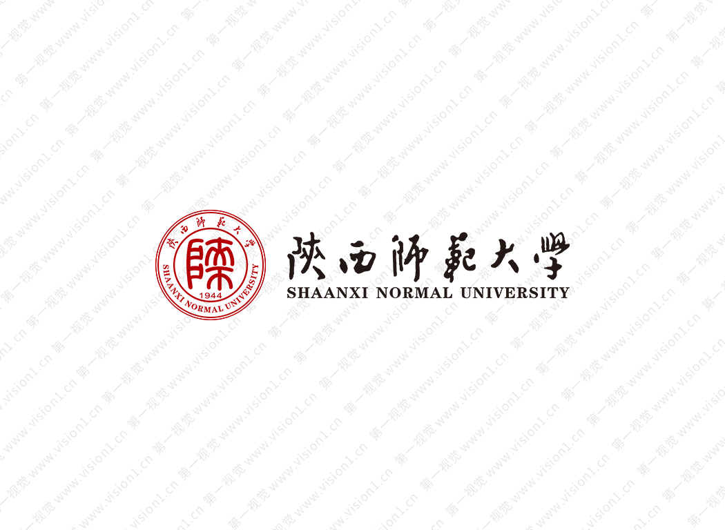 陕西师范大学logo校徽PNG透明底ai矢量素材
