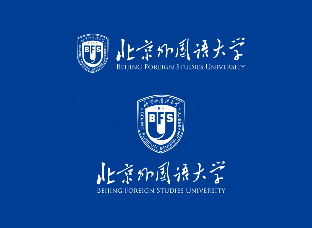 北京外国语大学logo校徽PNG透明底ai矢量素材