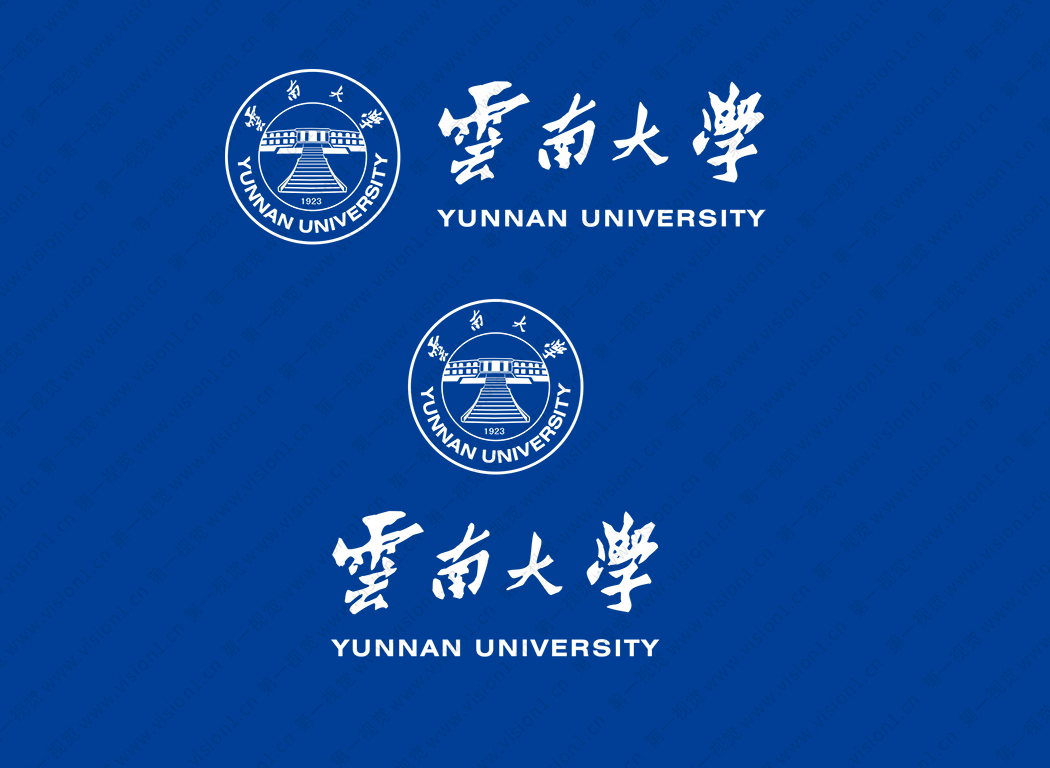 云南大学logo校徽PNG透明底ai矢量素材