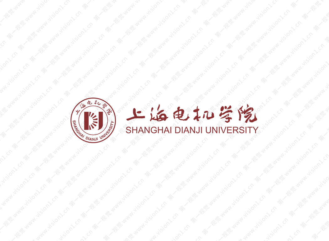 上海电机学院logo校徽PNG透明底ai矢量素材