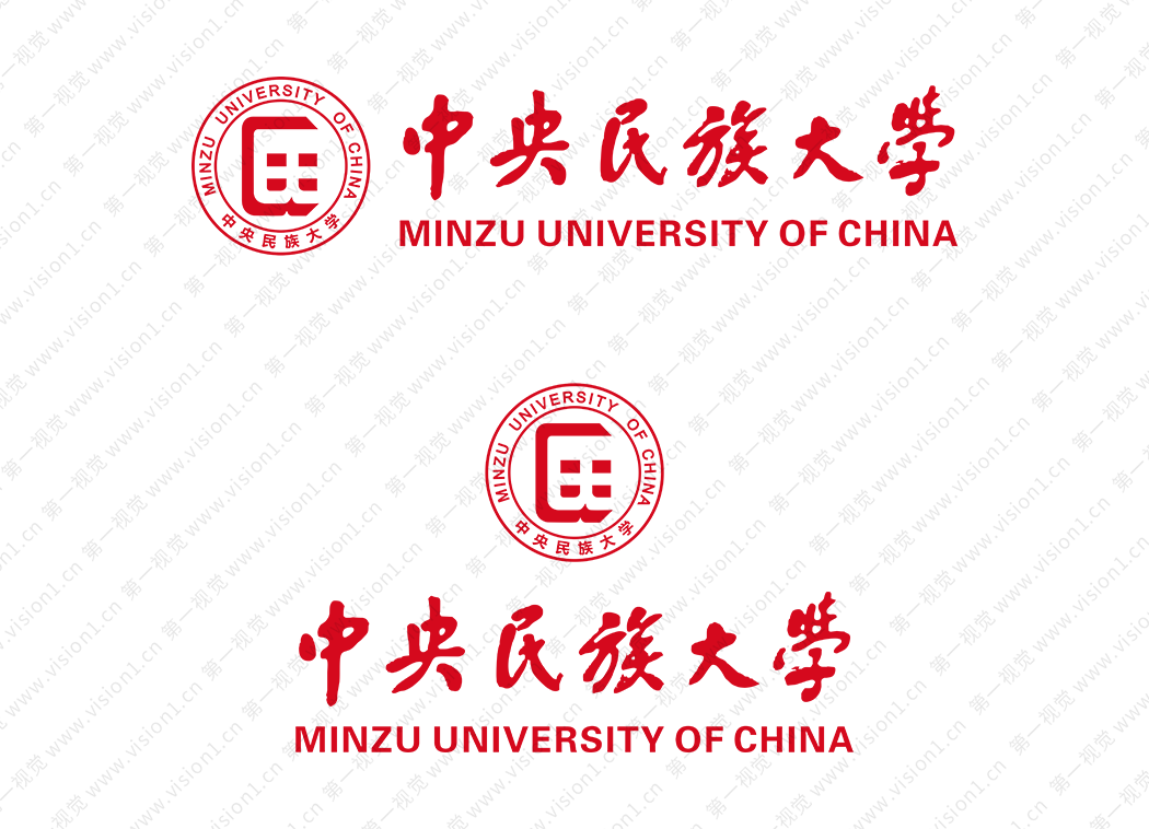 中央民族大学logo校徽PNG透明底ai矢量素材