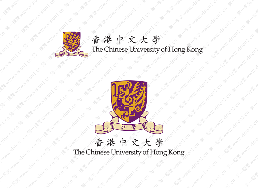 香港中文大学logo校徽PNG透明底ai矢量素材