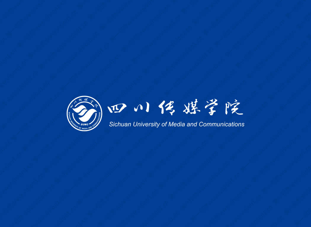 四川传媒学院logo校徽PNG透明底ai矢量素材