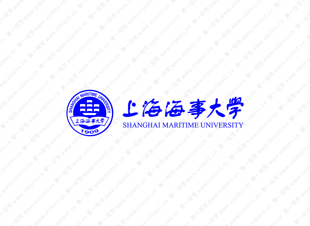 上海海事大学logo校徽PNG透明底ai矢量素材