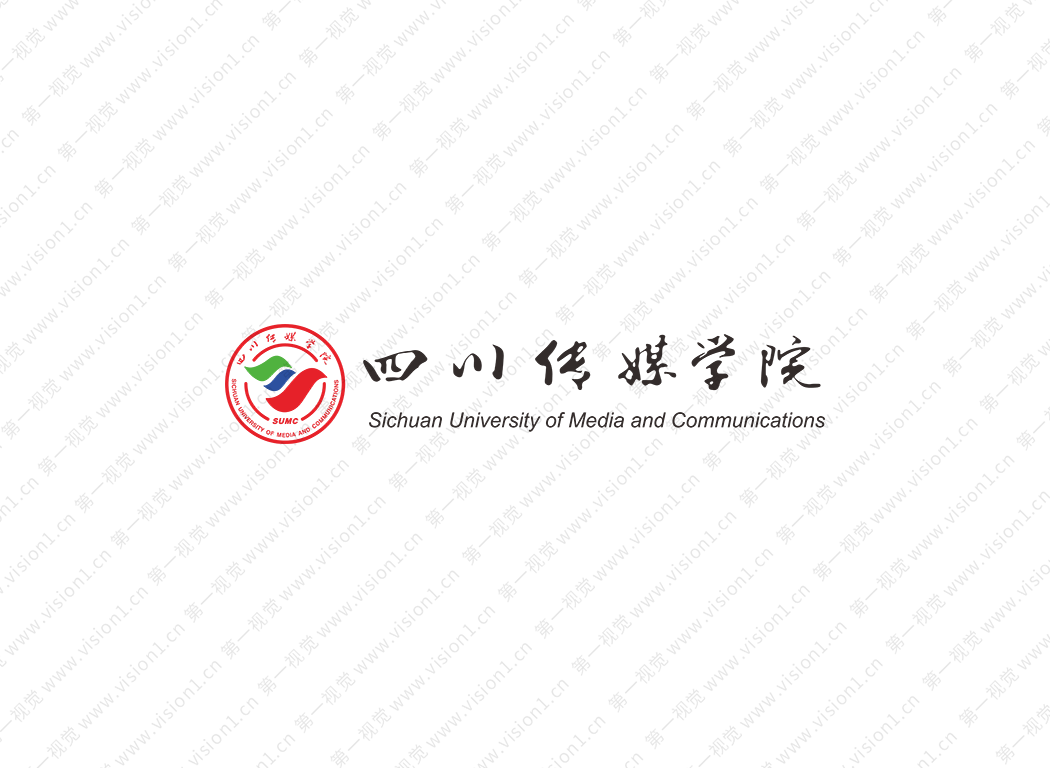 四川传媒学院logo校徽PNG透明底ai矢量素材