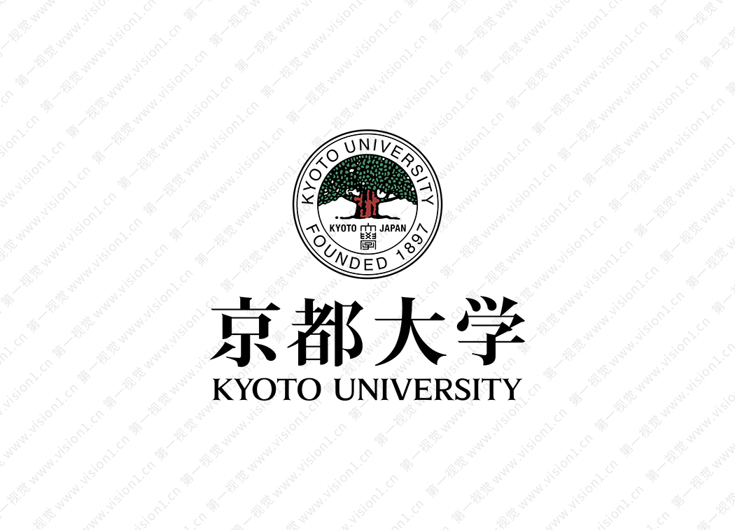 京都大学logo校徽PNG透明底ai矢量素材