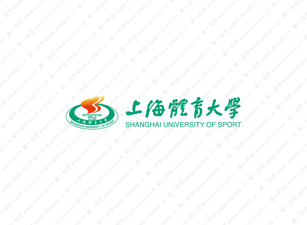 上海体育大学logo校徽PNG透明底ai矢量素材