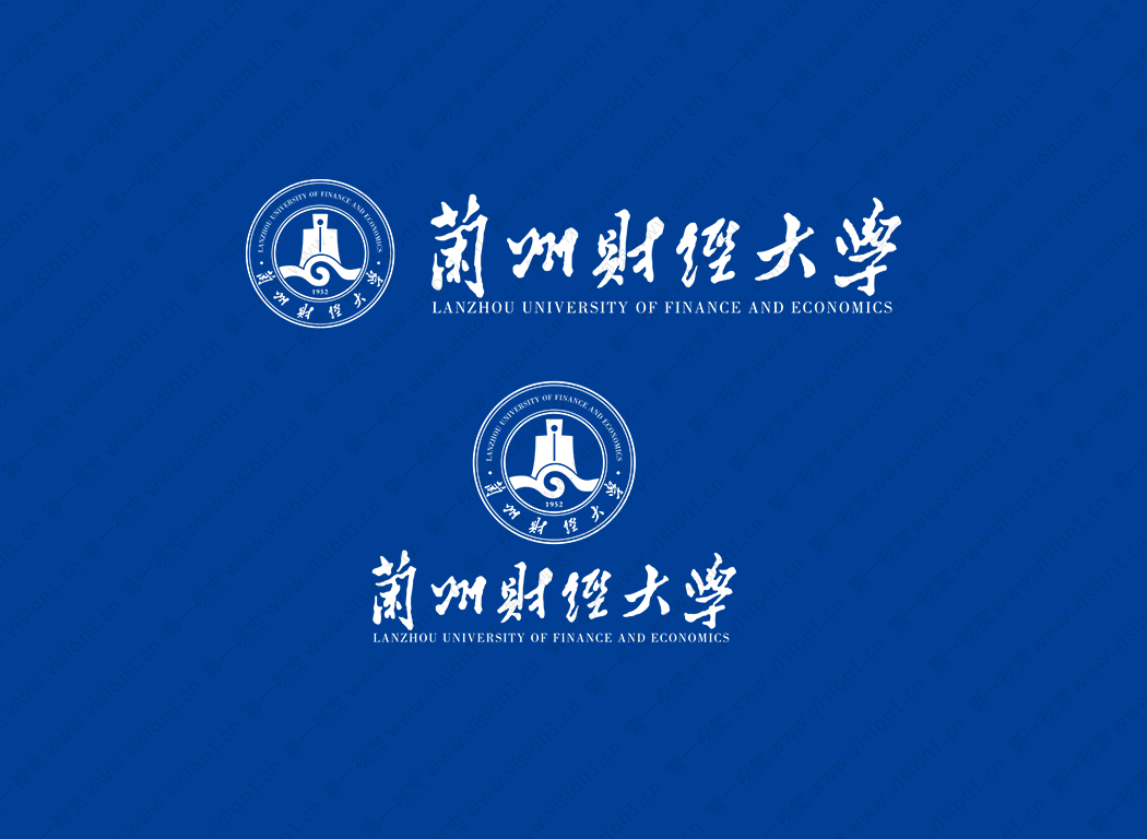 兰州财经大学logo校徽PNG透明底ai矢量素材