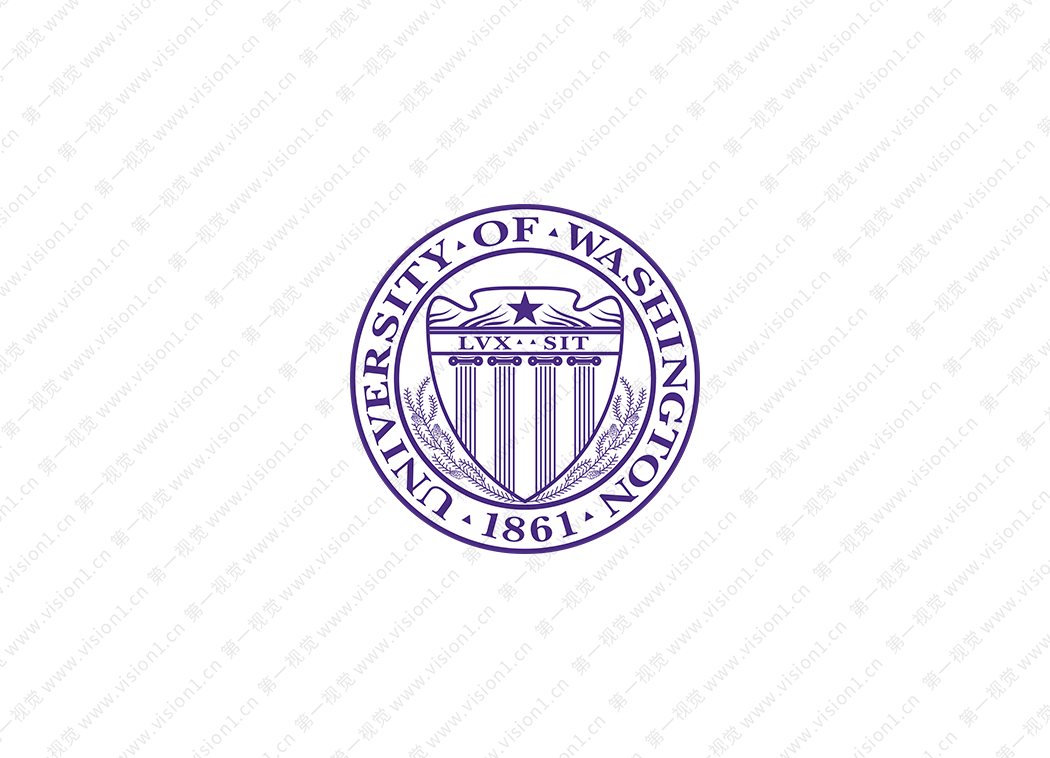 华盛顿大学logo校徽PNG透明底ai矢量素材