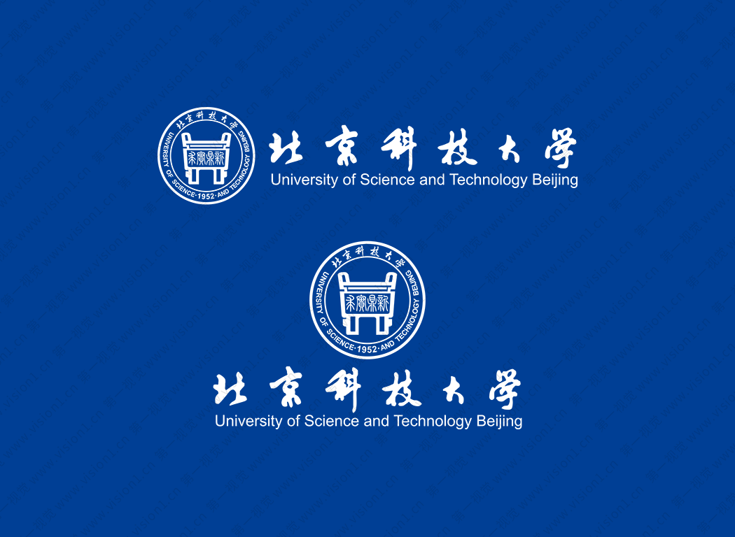 北京科技大学logo校徽PNG透明底ai矢量素材