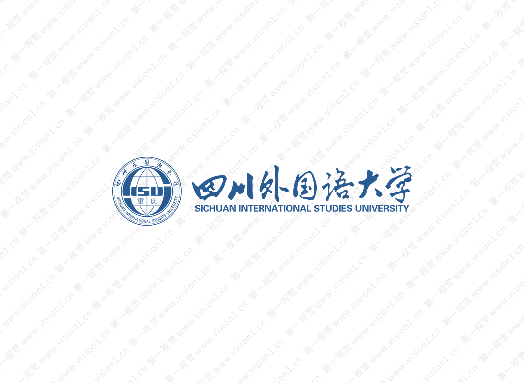 四川外国语大学logo校徽PNG透明底ai矢量素材