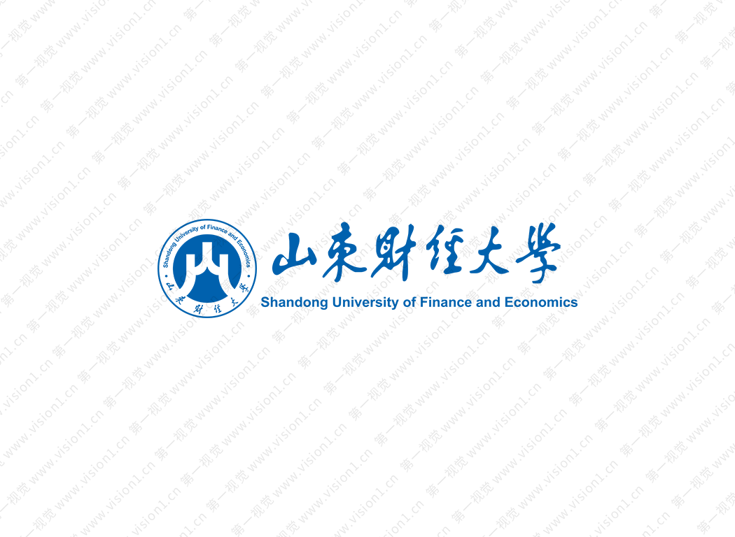 山东财经大学logo校徽PNG透明底ai矢量素材