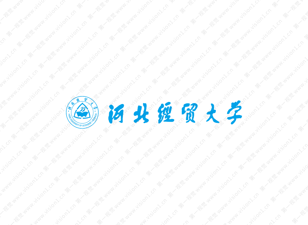 河北经贸大学logo校徽PNG透明底ai矢量素材