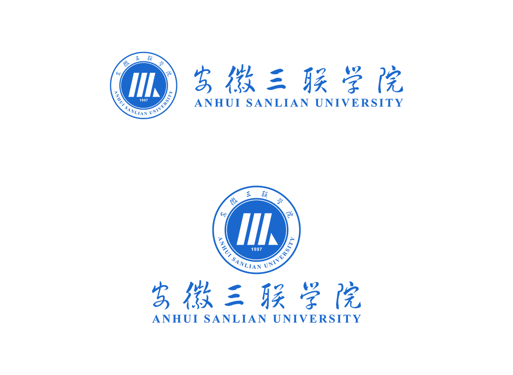 安徽三联学院logo校徽PNG透明底ai矢量素材