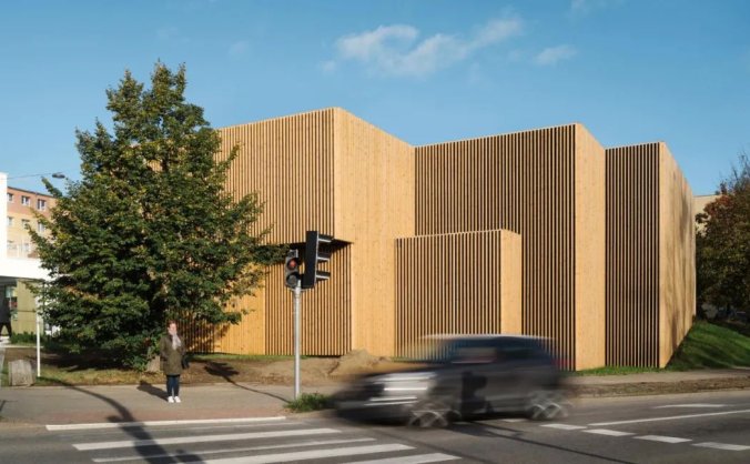 小型公共建筑设计：波兰 Widna 港湾社区中心与图书馆