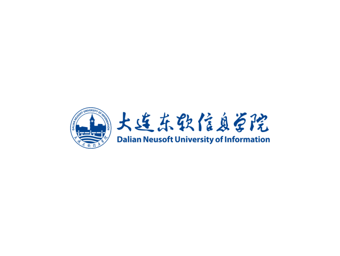 大连东软信息学院logo校徽PNG透明底ai矢量素材