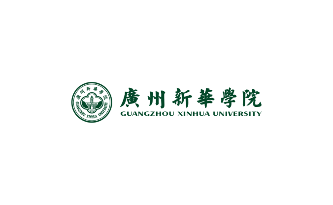 广州新华学院logo校徽PNG透明底ai矢量素材