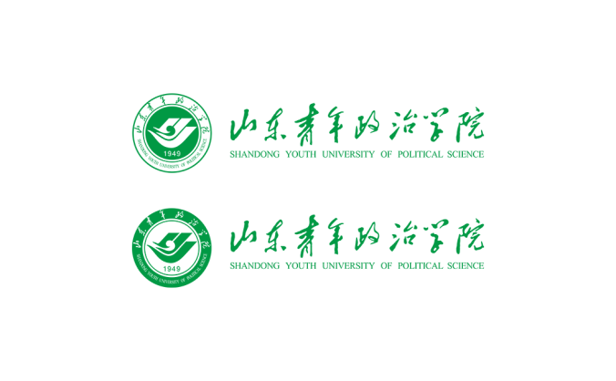 山东青年政治学院logo校徽PNG透明底ai矢量素材